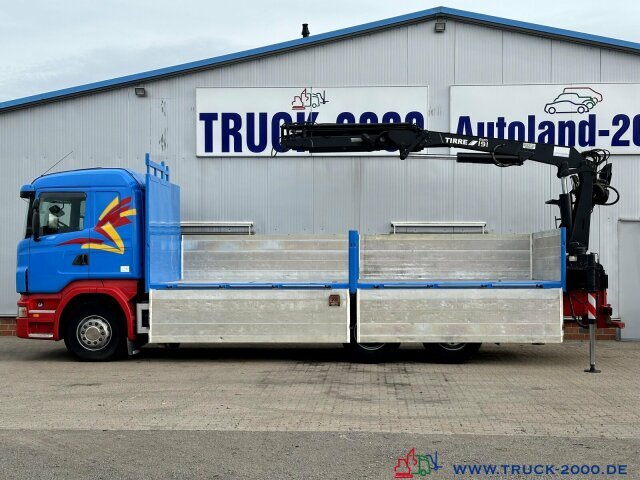 드롭사이드/ 플랫베드 트럭, 크레인 트럭 Scania R400 Atlas Tirre 191L 9m=1,7t. 7m Ladefl. 1.Hand : 사진 3