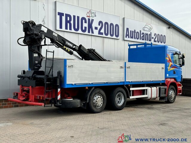 드롭사이드/ 플랫베드 트럭, 크레인 트럭 Scania R400 Atlas Tirre 191L 9m=1,7t. 7m Ladefl. 1.Hand : 사진 15