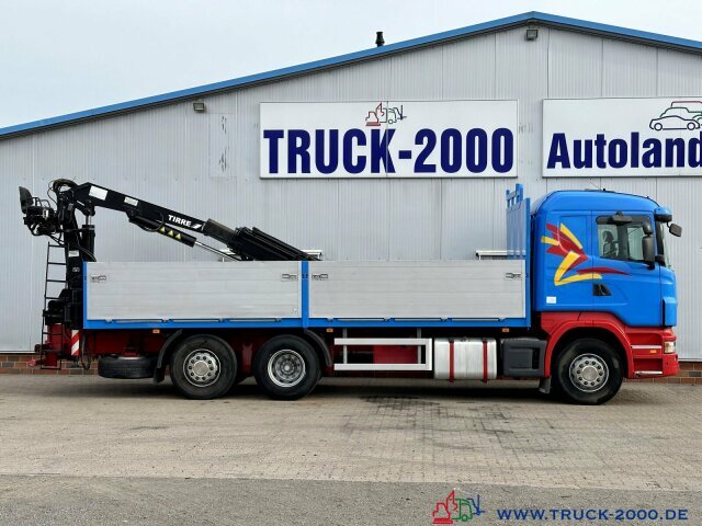 드롭사이드/ 플랫베드 트럭, 크레인 트럭 Scania R400 Atlas Tirre 191L 9m=1,7t. 7m Ladefl. 1.Hand : 사진 14