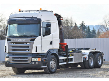 크레인 트럭, 후크 리프트 트럭 Scania R500 Abrollkipper * PK 20002 + FUNK* TOPZUSTAND : 사진 3