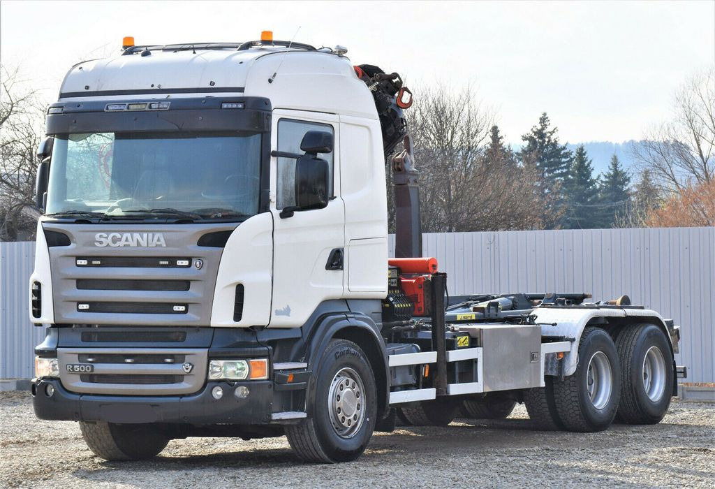 크레인 트럭, 후크 리프트 트럭 Scania R500 Abrollkipper * PK 20002 + FUNK* TOPZUSTAND : 사진 3