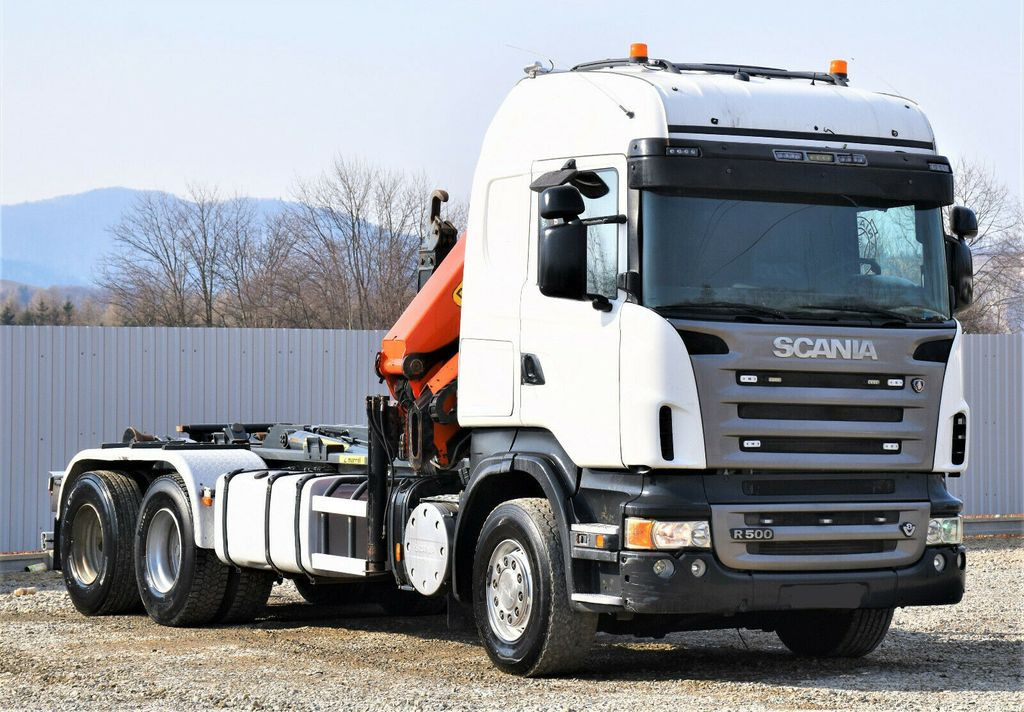 크레인 트럭, 후크 리프트 트럭 Scania R500 Abrollkipper * PK 20002 + FUNK* TOPZUSTAND : 사진 4
