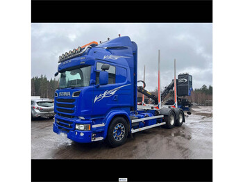 트럭 Scania R580 Timber truck : 사진 1
