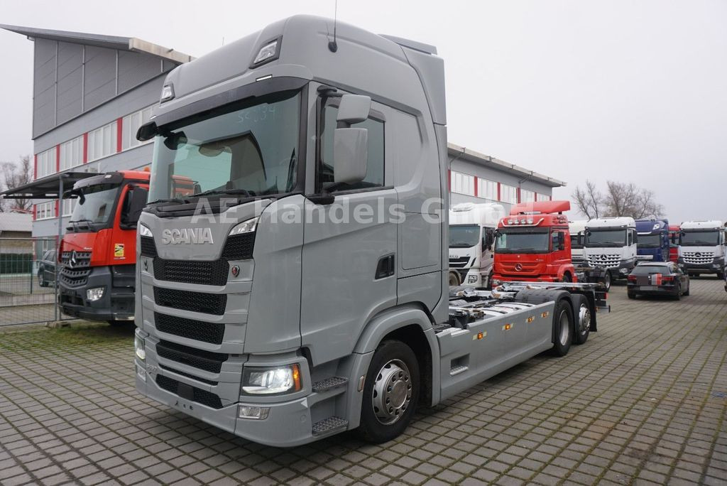 컨테이너 운반 장치/ 스와프 보디 트럭 Scania S450 HighLine LL BDF *Retarder/Xenon/Lenk+Lift : 사진 7