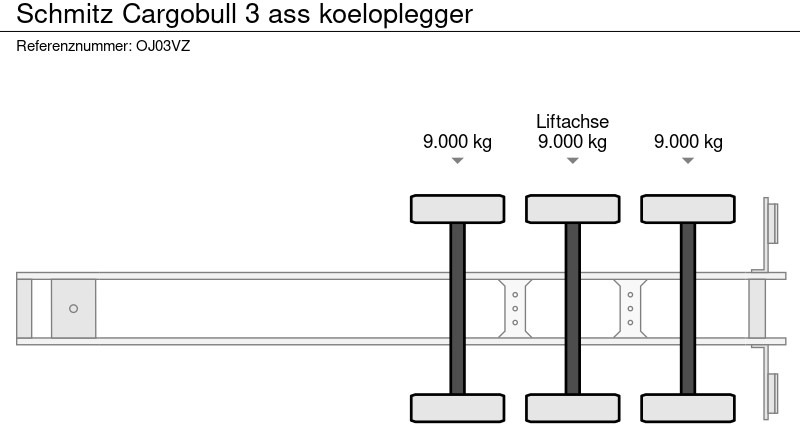 냉동 세미 트레일러 Schmitz Cargobull 3 ass koeloplegger : 사진 16