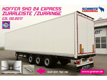 밀폐형 박스 세미 트레일러 Schmitz Cargobull SKO 24/ ZURRLEISTE/ LASI 12642 XL 2,70 ZURRINGE : 사진 1