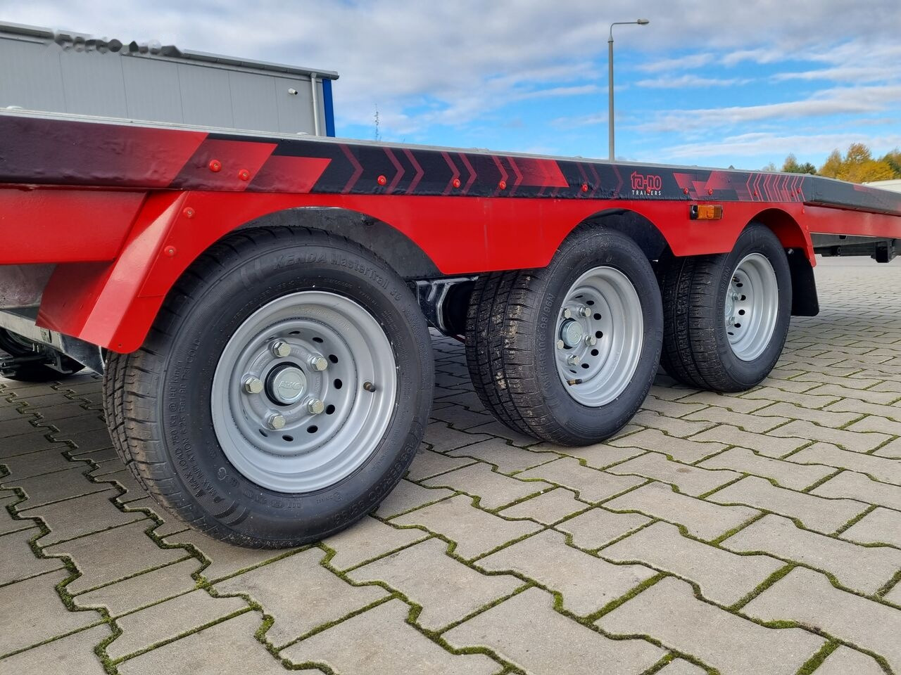 신규 오토트랜스포터 트레일러 TA-NO Scorpio 55 PREMIUM 3 axle car trailer 5,5m alu floor 3500kg GVW : 사진 11