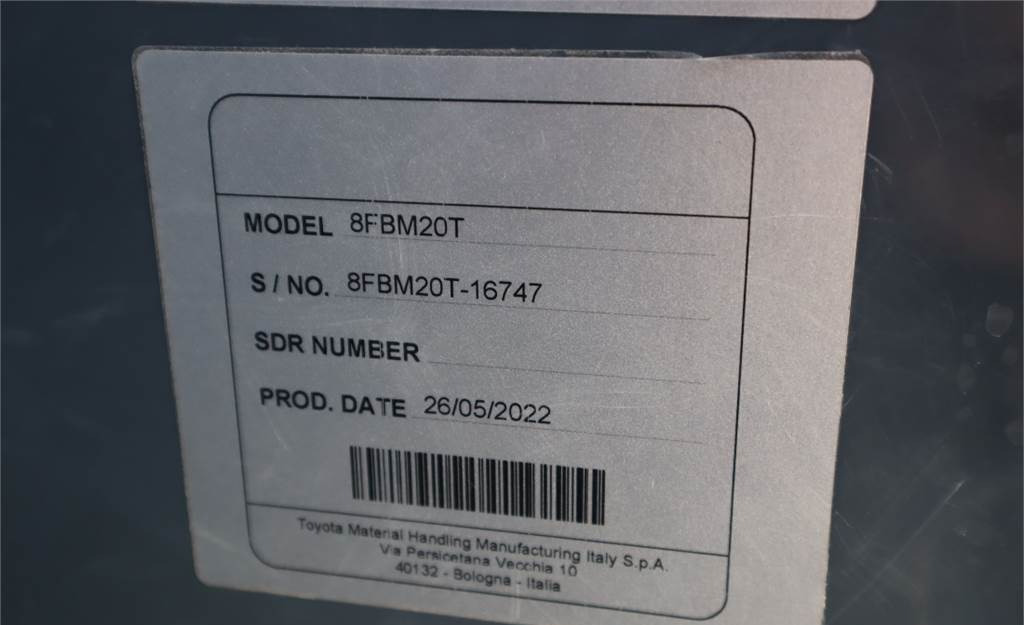디젤 지게차 Toyota 8FBM20T Valid inspection, *Guarantee! Electric, 47 : 사진 14