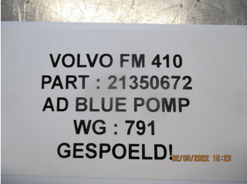 연료 시스템 트럭 용 Volvo 21350672 AD BLUE POMP FH FM FMX EURO 5 : 사진 5