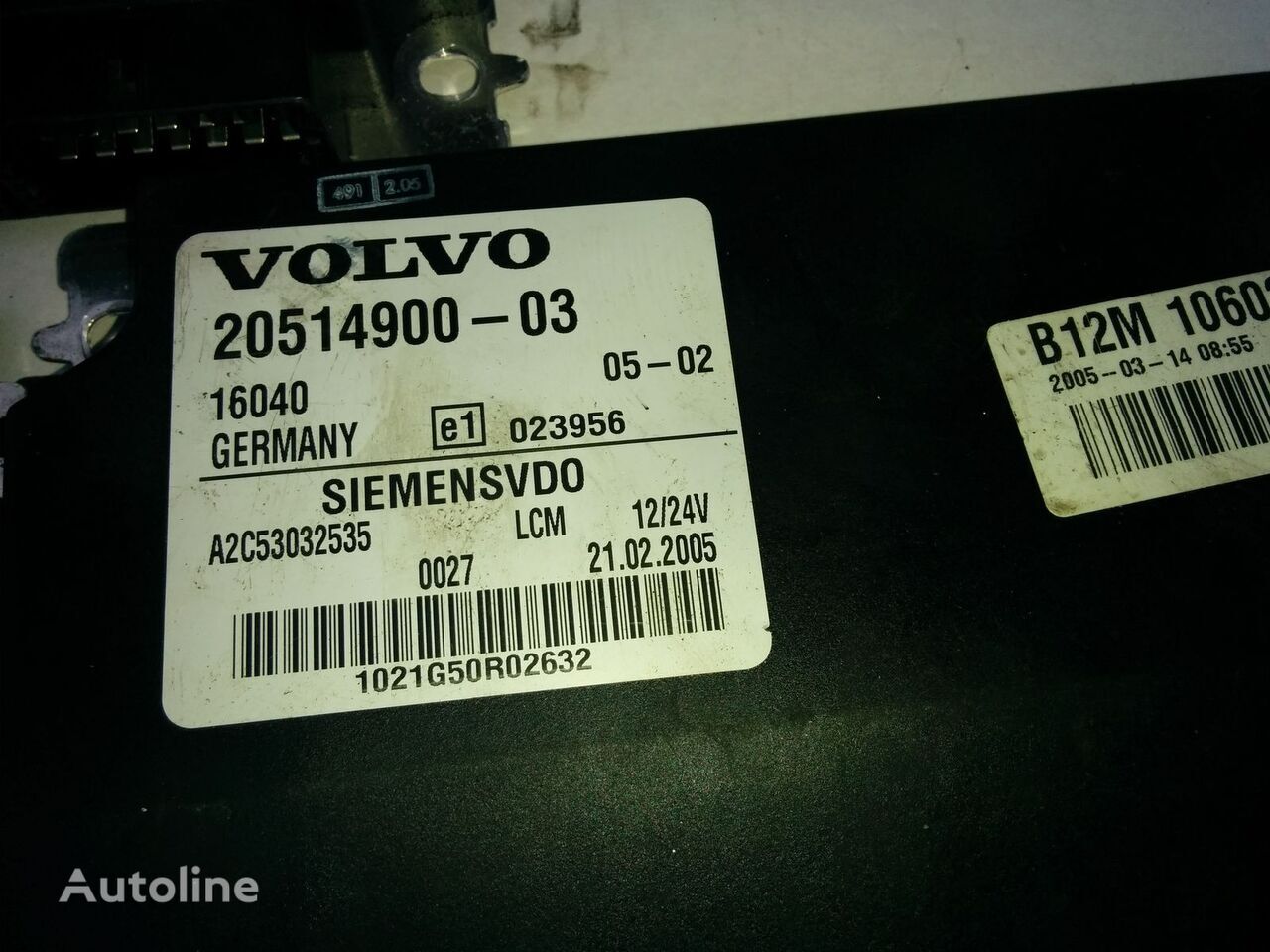 ECU 버스 용 Volvo Siemts VDO 20514900-03 20569213-P03. 20744283-01. 20865208-02.   Volvo B12 : 사진 4