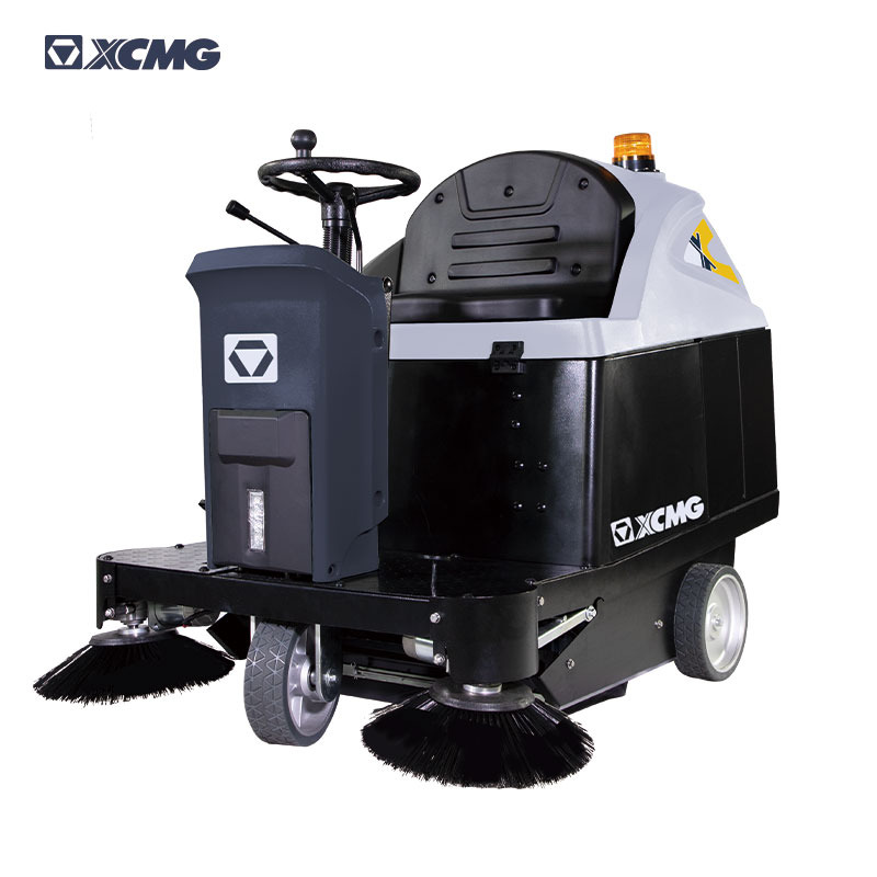 신규 산업용 스위퍼 XCMG Official XGHD100 Ride on Sweeper and Scrubber Floor Sweeper Machine : 사진 3