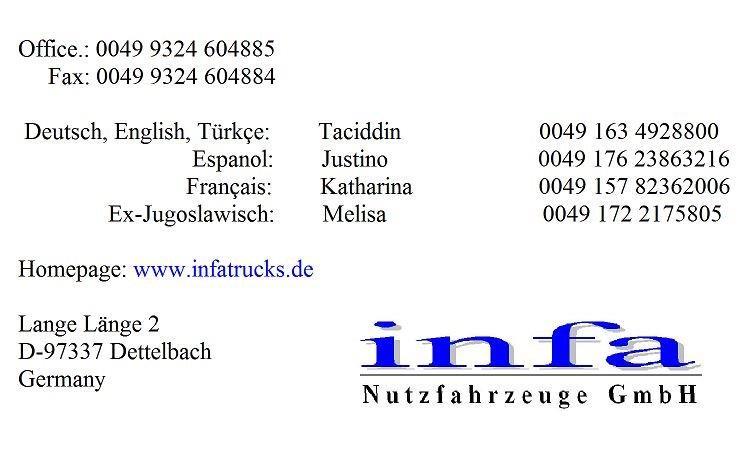 Infa Nutzfahrzeuge GmbH - 판매 중인 차량 undefined : 사진 1