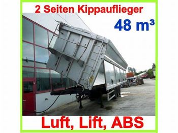 덤프 세미 트레일러 Carnehl 3 Achs 2  Seiten  Kippauflieger ca. 48 cbm : 사진 1