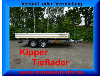 덤프 트레일러 Möslein  neuer Tandem 3- Seitenkipper Tieflader-- Neufah : 사진 2