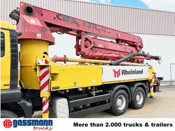 콘크리트 펌프 트럭 MAN TGS 33.440 6X4 BB, Betonpumpe CIFA K31L XZ, 31m : 사진 2