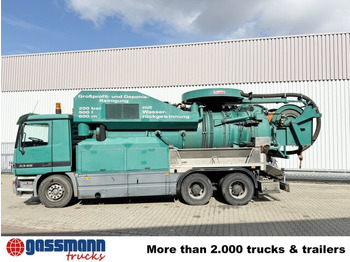 거리 청소 차량 Mercedes-Benz Actros 3348 6x4, V8, Kroll Saug-/Spülwagen ca. : 사진 5