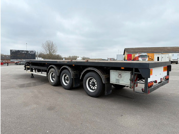 드롭사이드/ 플랫베드 세미 트레일러 Lag 3 axle 7 m. Extendable / Last Axle Steering : 사진 4