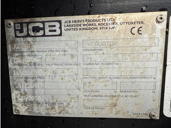 휠 굴삭기 JCB JS 175 W+ : 사진 5