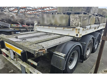 세미 트레일러 Lag 0-3-39 CD Containerchassis 0-3-39 CD Containerchassis, 20ft und 30ft, ADR : 사진 2