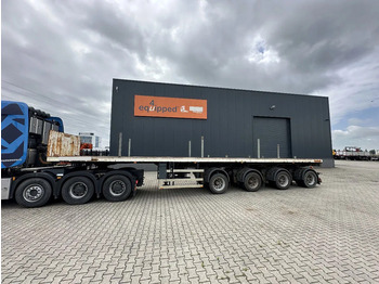 드롭사이드/ 플랫베드 세미 트레일러 Nooteboom OVB-73-04, 73 tons Ballast trailer, 4 axles, 3 hydraulic steering axles, 75% tyres, MOT 03/2026 : 사진 2