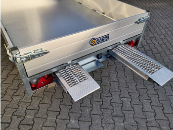 덤프 트레일러 Saris Kipper K1 276 170 2000 2 276x170x30cm Alu Auffahrrampen Heckstützen Handpumpe 13" 2000kg : 사진 3