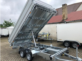 신규 덤프 트레일러 Humbaur 3-Seitenkipper HTK 3500.41 Alu mit BW-Aufsatz, 4100 x 2100 x 350 mm, 3,5 to. : 사진 5