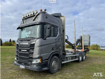 목재 트럭 SCANIA R 650