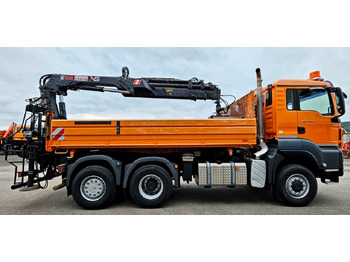 덤프트럭, 크레인 트럭 MAN TGS 28.360 6x4-4 HIAB 144E-4 Kran Euro5 : 사진 2