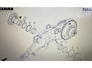 언더캐리지 부품 CLAAS