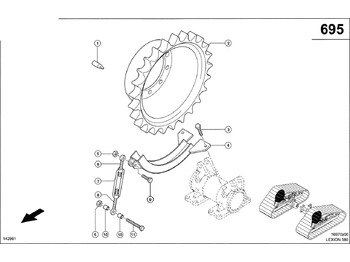 언더캐리지 부품 CLAAS