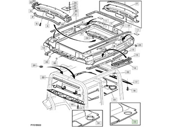 운전실 및 내부 JOHN DEERE