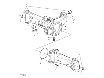 차축 및 부품 JOHN DEERE