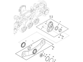 언더캐리지 부품 JOHN DEERE