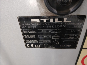 전기 지게차 STILL RX60-50 : 사진 2