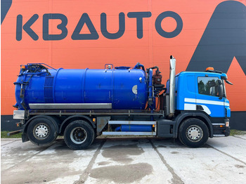 진공 흡입 트럭 Scania P 420 6x2*4 ADR TANK INTERCONSULT 14230 l / VACUUM Pagani MEC 8000 year 2017 : 사진 4