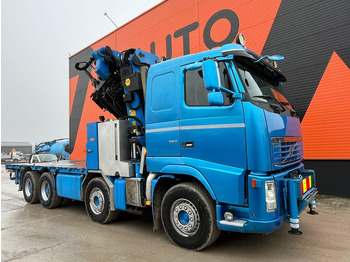 드롭사이드/ 플랫베드 트럭, 크레인 트럭 Volvo FH 16 660 8x4 PK60002 + JIB / PLATFORM L=6232 mm : 사진 4
