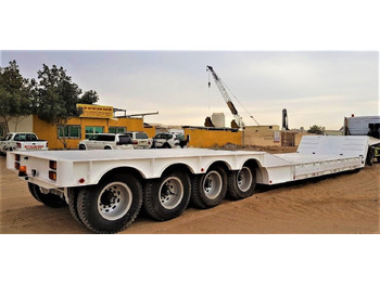 신규 저하대 세미 트레일러 AME 120 Ton 4 Axle Front Loading Lowbed Semi-Trailer : 사진 3