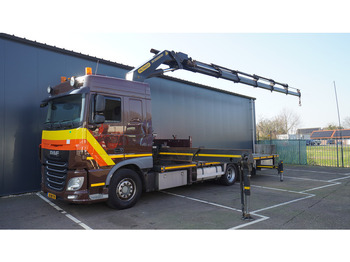크레인 트럭 DAF XF 460 6X2 FLATBED TRUCK WITH PALFINGER PK 50002 CRANE : 사진 2