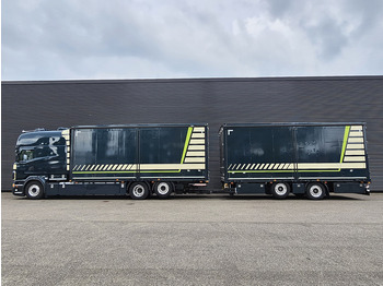 박스 트럭 Scania R620 V8 6X2 LONGLINE / FULL AIR / BOX /COMBI : 사진 3