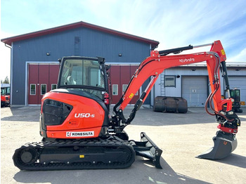 신규 미니 굴삭기 Kubota U50-5 DEMO PYÖRITTÄJÄLLÄ : 사진 5