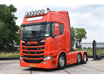 트랙터 유닛 Scania R450 NGS 6x2/4NB - RETARDER - FULL AIR - 748 TKM - LEATHER SEATS - NAVI - 2 x FUEL TANKS - LED LIGHTS - : 사진 2