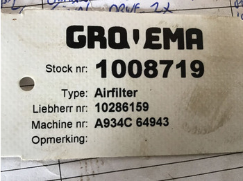 공기 필터 LIEBHERR