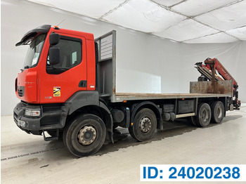 드롭사이드/ 플랫베드 트럭 RENAULT Kerax 370