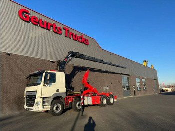 후크 리프트 트럭 DAF CF 530 8X4 + HIAB HAAKARM + HIAB 262 EP-5 KRAAN/ : 사진 2