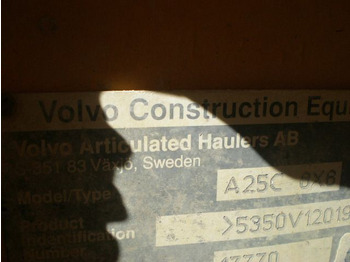 관절 덤프 VOLVO A25C S/N: 12019 (1998) Y S/N: 12026 (1999) : 사진 2 관절 덤프 VOLVO A25C S/N: 12019 (1998) Y S/N: 12026 (1999) : 사진 2
