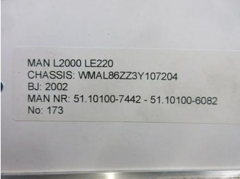 연료 필터 트럭 용 MAN 51.10100-7442//51.10100-6082// MAN LE220 MODEL EURO 3 : 사진 4