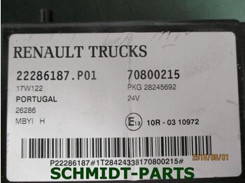전기 설비 트럭 용 Renault 7422286187 Regeleenheid : 사진 3