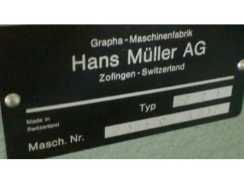 인쇄 기계 Muller Martini 271 Wire Stitching Machine : 사진 5