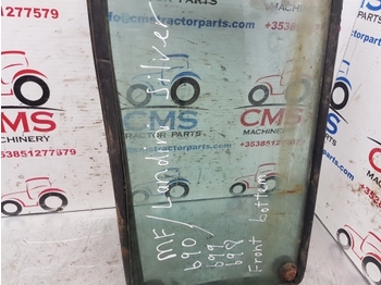 창문 및 부품 장궤형 트랙터 용 Landini Massey Ferguson 600 Series 690 Cab Knee Glass Lhs Rhs Tg1250, Tg1251 : 사진 3