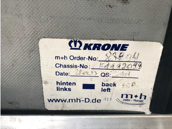 커튼사이더 세미 트레일러 Krone 2023 rok, 93 m3,waga 6200 kg,Certyfikat XL, Multilock, z Niemiec : 사진 4